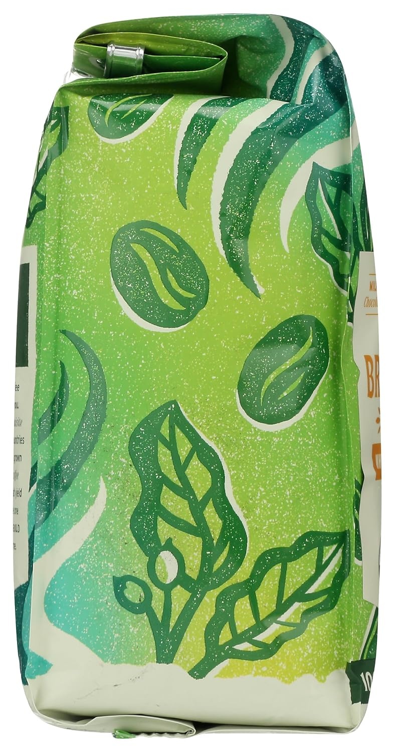image:imageWhole Foods Market Organic Breakfast Blend Whole Bean Coffee Light Roast Milk Chocolate Caramel ampamp Citrus 12 Ounce12 Ounce Pack of 1