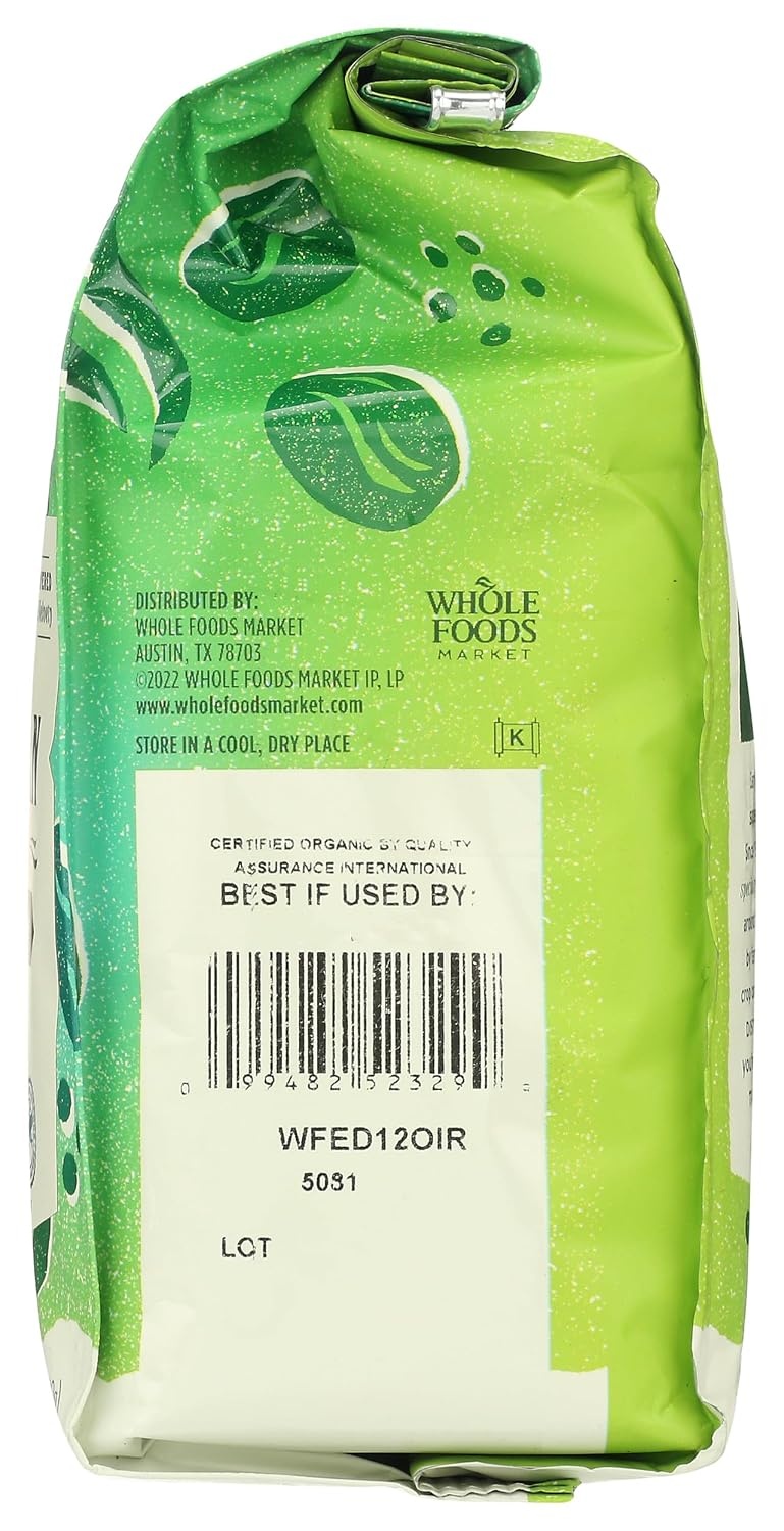 image:imageWhole Foods Market Organic Ground Coffee Dark Italian Roast Bittersweet Rich ampamp Velvety 12 Ounce12 Ounce Pack of 1