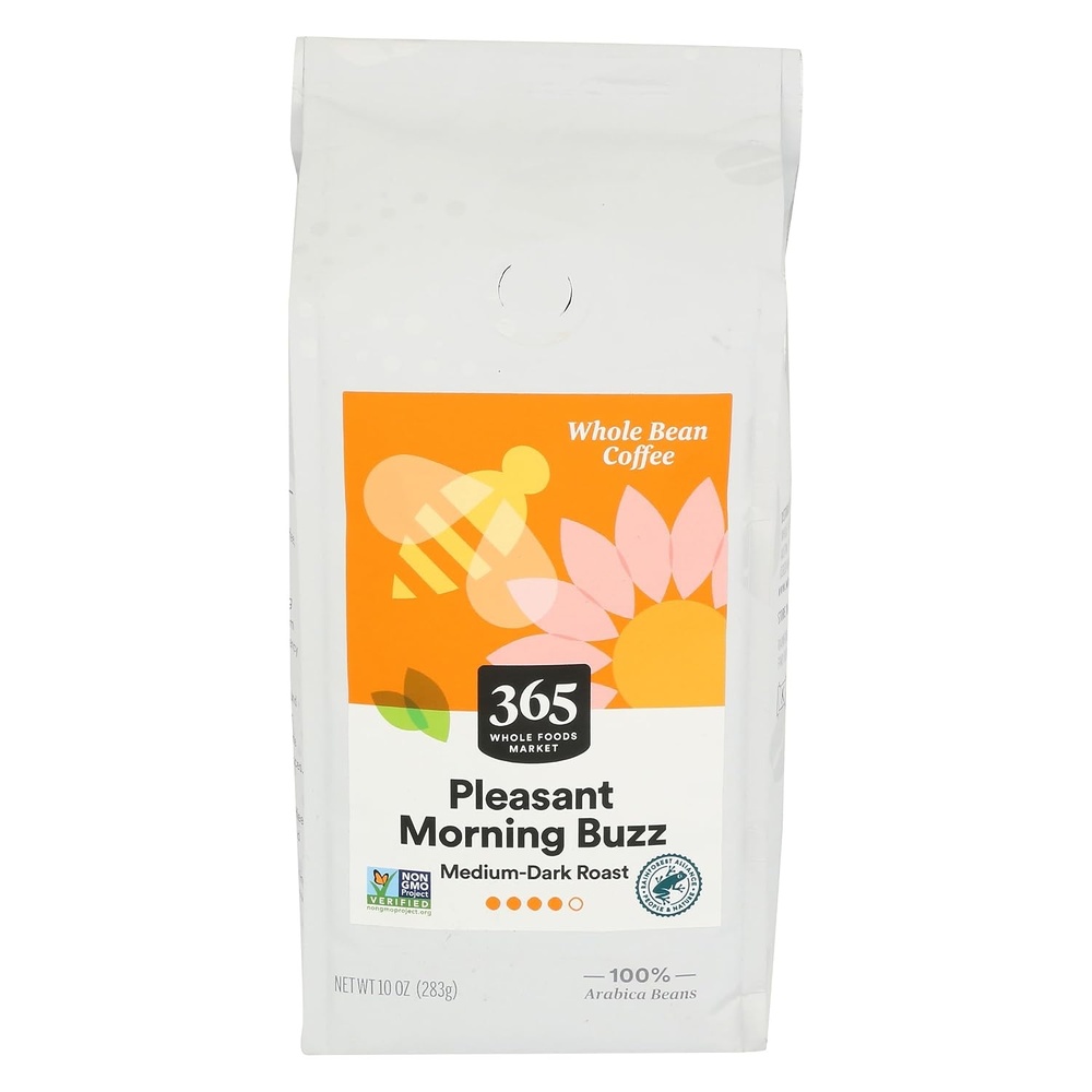 image:image365 by Whole Foods Market Pleasant Morning Buzz Vienna Roast Whole Bean Coffee Bag 10 oz