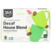 365 by Whole Foods Market, Decaf House Blend Coffee Pods, American Roast, 12 Count(12 Count (Pack of 1))