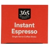 365 by Whole Foods Market, Instant Espresso, Dark Roast, 25 Single Serve Coffee Sticks, 2.65 Ounces(25 Count (Pack of 1))