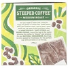 Whole Foods Market, Organic Steeped Coffee, Medium Roast, Notes of Mandarin & Honeysuckle, Single Serve Bags, 10 Count(10 Count (Pack of 1))